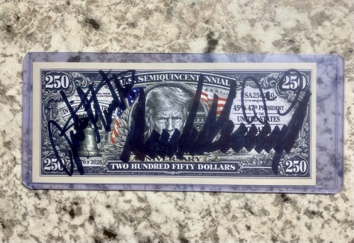 Signed president donald - president,