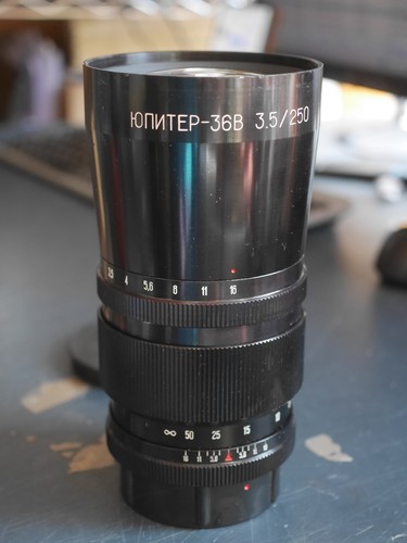 Jupiter 36b 250mm lens - 250mm,