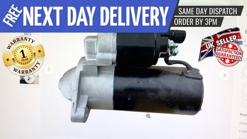 New starter motor - new,