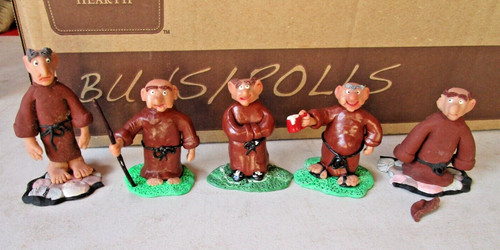 Vintage resin handmade friar - vintage,