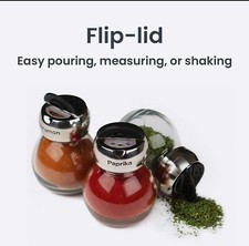 Olde Thompson Since 1944 Orbit Rotating Rack, 16 Refillable Spice Jars W/O SPICE