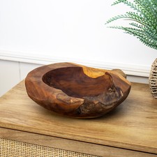 Teak Root Bowl 30cm Antique