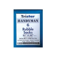Heavy Duty Rubble Sack x6