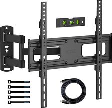 BONTEC TV Wall Mount for 27-55 Inch LED LCD Flat & Curved TVs, Swivels Tilts Ext