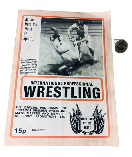 Wrestling programme 1982 pat - wrestling,
