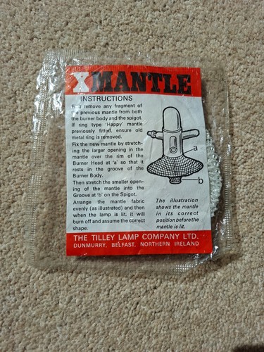 Tilley lamp mantle sealed - 'x',