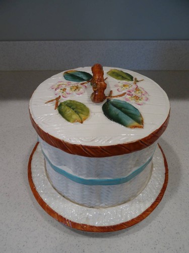 Antique vpc majolica bell dome - vpc,