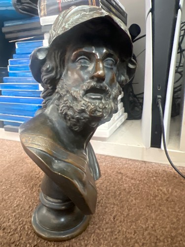 Ajax bronze bust 19th century