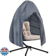 RICHIE 75”x45” Patio Egg Chair Covers Waterproof and UV Resistant, Heavy-Duty