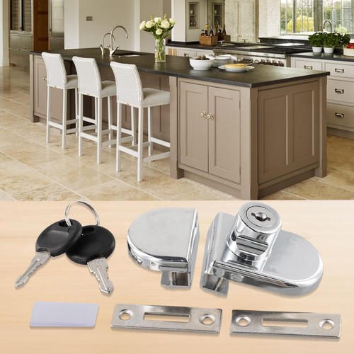 Glass door lock - glass,