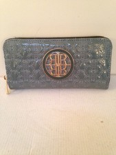 River Island Zip Around Purse Grey New Ex Con
