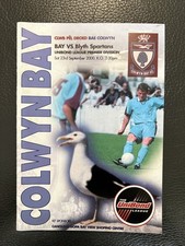 23.9.2000. Colwyn Bay v Blyth