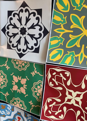 Tile stickers kitchen - stickers,