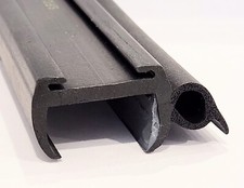 Side window rubber seal grey - rubber, &