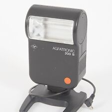 AGFA AGFATRONIC 200 B ELECTRONIC  FLASH HOT SHOE & CABLE SYNC - TESTED