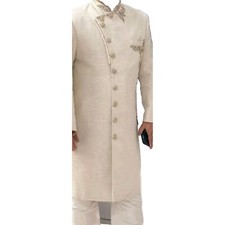 Men’s Wedding Sherwani Shirwani And Wedding Shoes (mojeh)