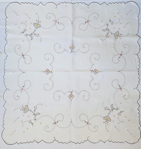 Vintage table cloth - vintage,
