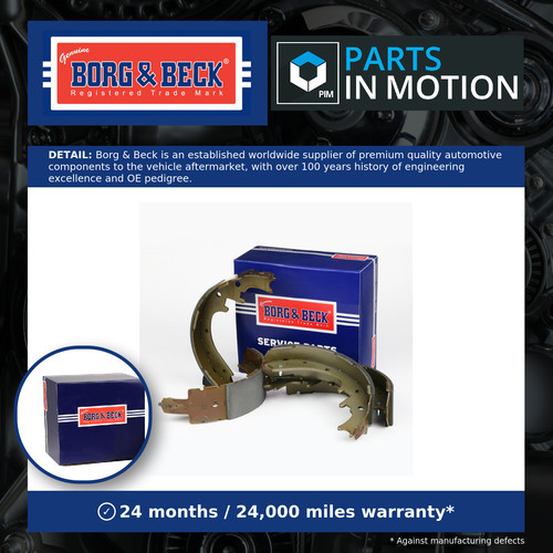 Brake shoes set bbs6528 borg - set,