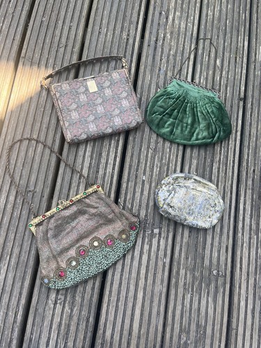 Vintage 1940s 1950s clutch - vintage, 1940s/1950s