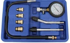8pc Compression Tester Gauge Tools Kit For Petrol Engines 300psi