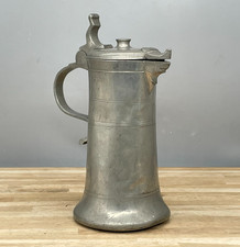 Vintage Antique Pewter Flagon