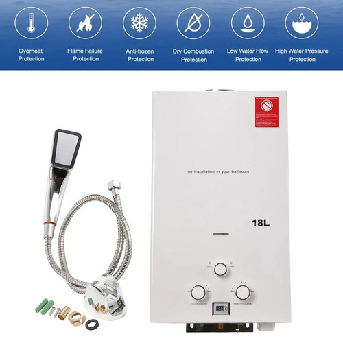 18l propane gas water heater - 18l,