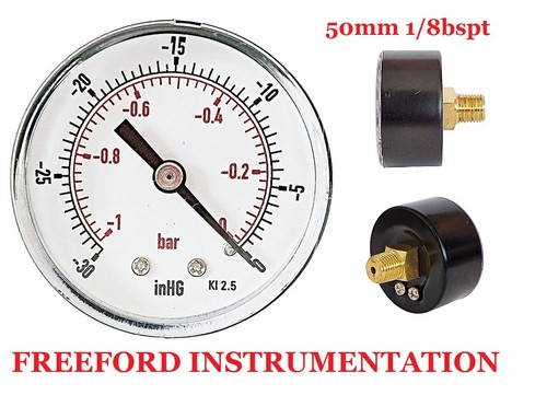 Vacuum gauge 1 - -30*hg, -1/0