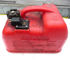 Red Plastic Outboard Boat Fuel Can 15L