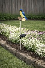 Tweeting bluebird garden - tweeting,