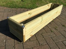 Wooden garden planter ready - wooden,