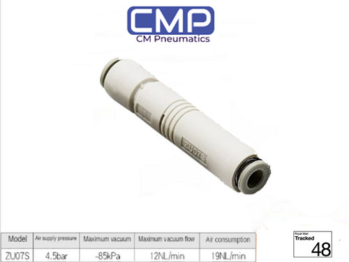 6mm line vacuum generator - in-line,