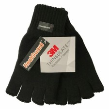 Mens 3M Thinsulate Fingerless