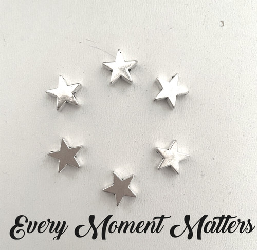 Tibetan silver star - x,