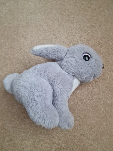Asda grey bunny soft toy - asda,
