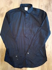Paul Smith Navy Formal Shirt. Penny Collar. Made In Italy. Size 16" Collar.