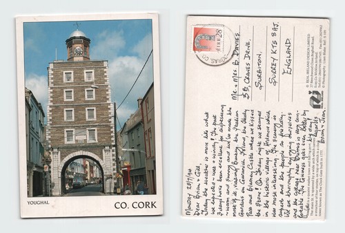 Vintage postcard youghal - postcard,