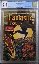 FANTASTIC FOUR #52 CGC 2.5 GD+ 1966 1ST APPEARANCE OF BLACK PANTHER  MARVEL