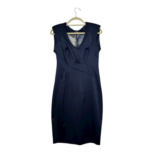 Black halo seamed dress with - halo,