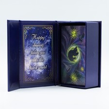 Purple foil tarot card set - tarot,