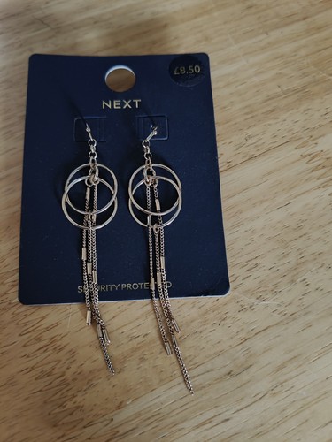 Next gold tone dangle hook - gold,