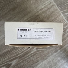 Hochiki Base Sounder Beacon White Case Red LEDs YBO-BSB2(WHT)/RL- NEW