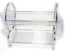 2 TIER CHROME PLATE DISH