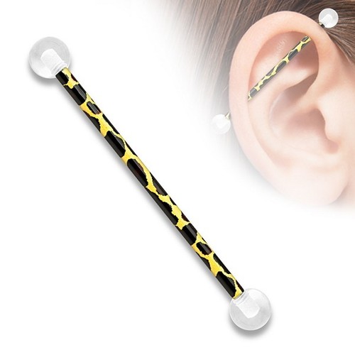 New surgical steel - steel, leopard