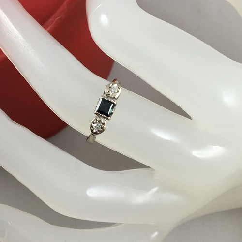 Reduced blue sapphire - sapphire, &