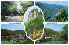 1970s Postcard Symonds Yat Outdoor Activity Adventure Centre River Wye Unposted