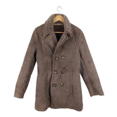 Vintage mens brown shearling - vintage,