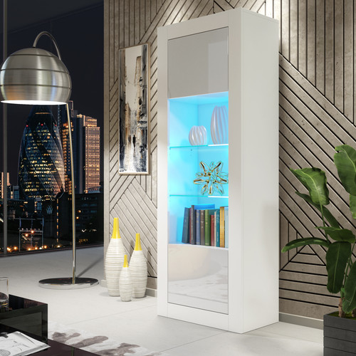 Display cabinet bookshelf tall - cabinet,