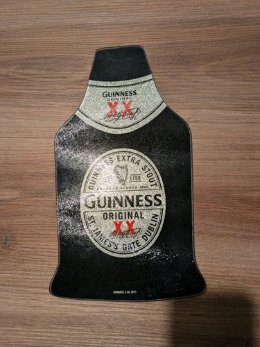 Guinness bottle shaped - bottle, glass