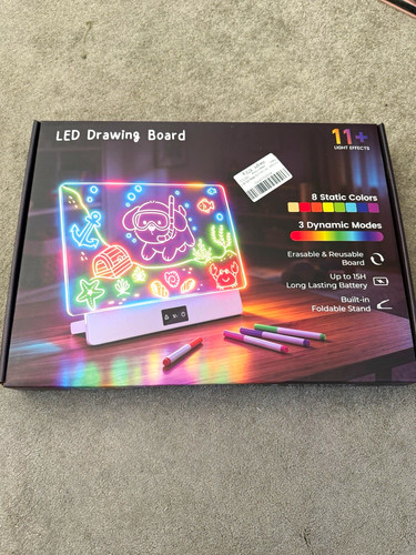 Led message board - led, rechargeable