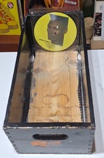 Vintage Schweppes Crate Black Painted  7" Vinyl Singles From 1970s-SEE VIDEO